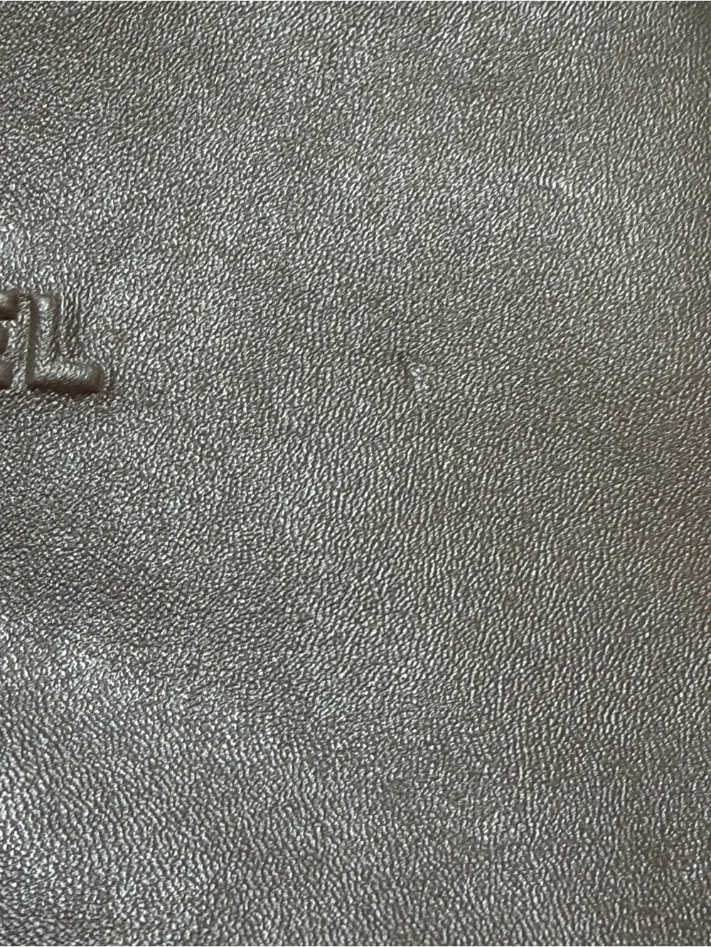 CHANEL Beautè GWP Gold Metallic Cosmetic Case